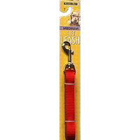 Aspen Pet Pet Leash Medium 5 Ft Red - Each