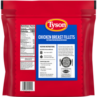 Tyson Fully Cooked Portioned Chicken Breast Fillets - 25 Oz - Image 5