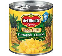 Del Monte Juice Pineapple Chunks Natural - 15.25 Oz