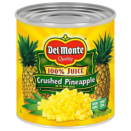 Del Monte Juice Pineapple Crushed Natural - 15.25 Oz - Image 1