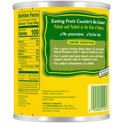 Del Monte Peaches Sliced in Heavy Syrup - 29 Oz - Image 3