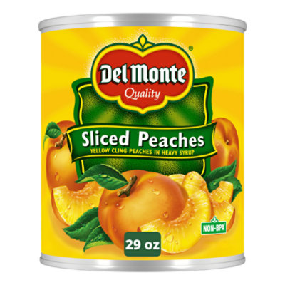 Del Monte Peaches Sliced in Heavy Syrup - 29 Oz