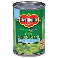 Del Monte Fresh Cut Green Beans Cut Blue Lake 50% Less Sodium - 14.5 Oz - Image 1