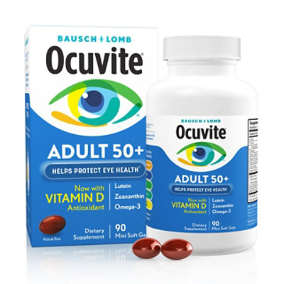  Ocuvite Eye Vitamin & Mineral Supplement Adult 50+ - 90 Count 