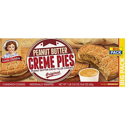 Lil Deb Pie Peanut Butter Cream - 18.4 Oz - Image 2