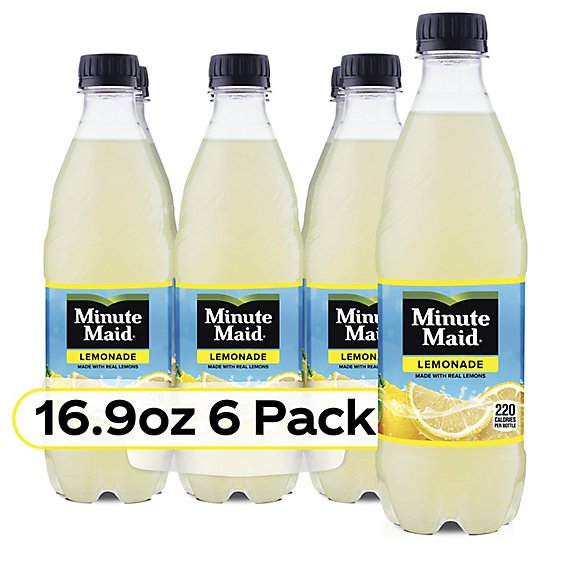 Minute Maid Juice Lemonade - 6-16.9 Fl. Oz.