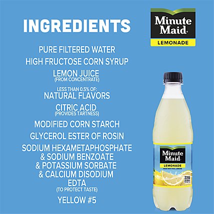 Minute Maid Juice Lemonade - 6-16.9 Fl. Oz. - Image 5