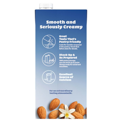 Silk Shelf-Stable Unsweetened Vanilla Almond Milk - 32 Fl. Oz. - Image 2