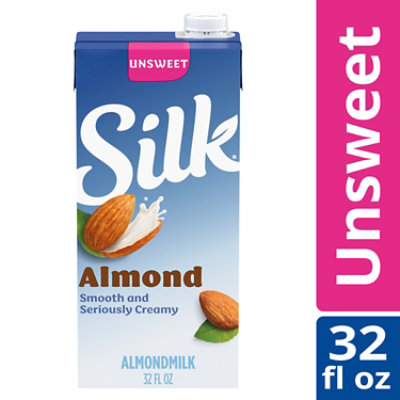 Silk Shelf-Stable Unsweetened Almond Milk - 32 Fl. Oz. - Image 1