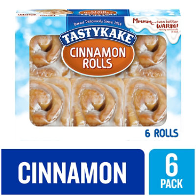 Tastykake Cinnamon Rolls Cinnamon Breakfast Sweet Rolls - 6 Count - Image 2