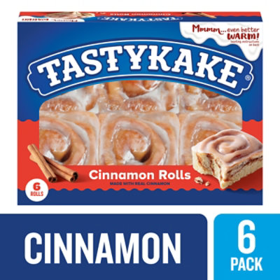 Tastykake Cinnamon Rolls Cinnamon Breakfast Sweet Rolls - 6 Count - Image 3