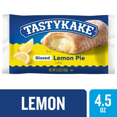 Tastykake Glazed Lemon Pie Individually Wrapped Snack Pie Fruit Pie - 4.5 Oz - Image 2