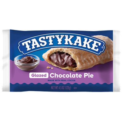 Tastykake Glazed Chocolate Snack Pie Individually Wrapped - 4.5 Oz - Image 1