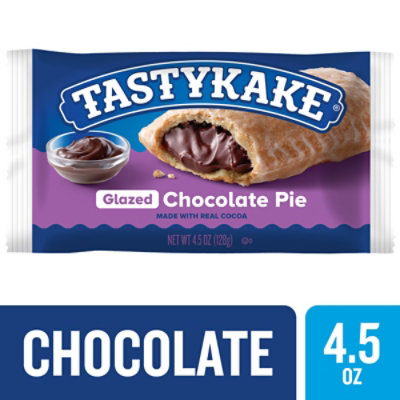 Tastykake Glazed Chocolate Snack Pie Individually Wrapped - 4.5 Oz - Image 2