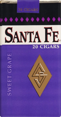 Santa Fe Cigar Filter Grape - 20 Count