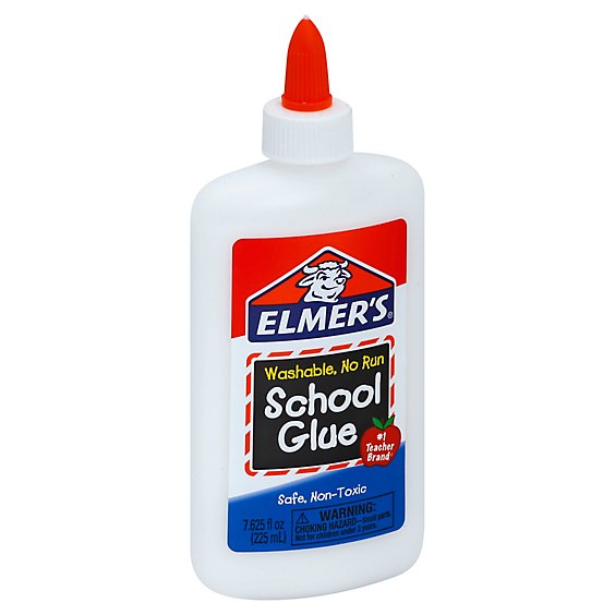 Elmers School Glue Washable No Run - 7.62 Fl. Oz.