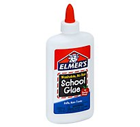 Elmers School Glue Washable No Run - 7.62 Fl. Oz.