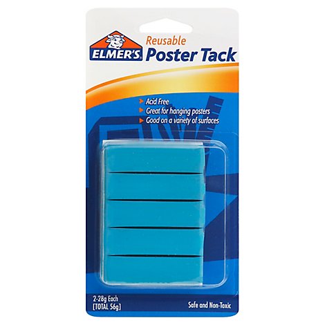 Elmers Poster Tack All Surface Reusable - 2 Oz