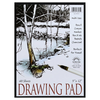 Norcom Drawing Pad Sheets 9x12 40 Sheets - Each - Albertsons