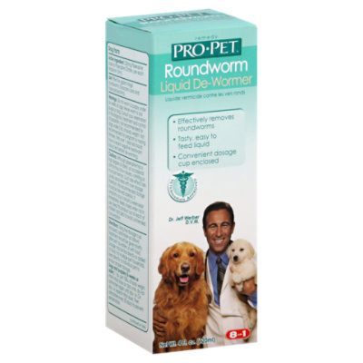 Pro Pet De Wormer Liquid Roundworm Box 4 Fl Oz Albertsons
