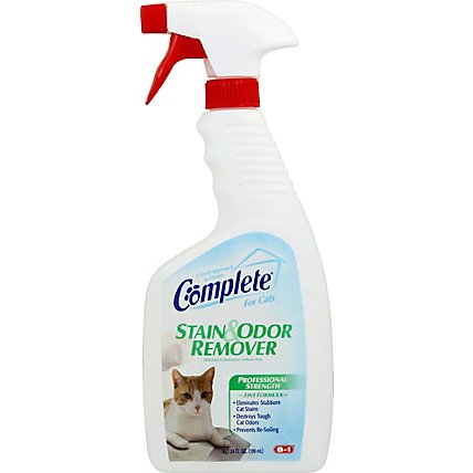 Complete Stain & Odor Remover For Cats Professional Strength - 24 Fl. Oz. - Image 2