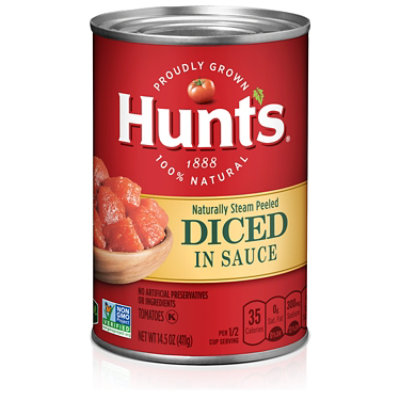 Hunt's Diced Tomatoes In Sauce - 14.5 Oz