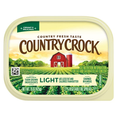 Country Crock Light 27% Vegetable Oil Spread Tub - 45 Oz - Image 5