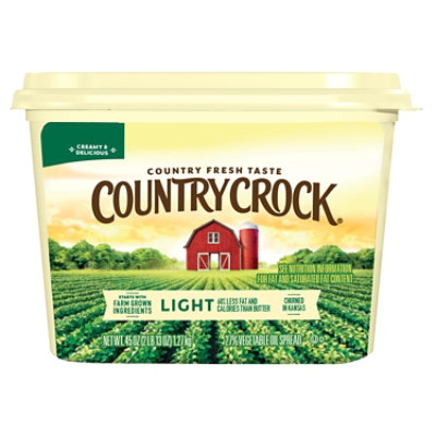 Country Crock Light 27% Vegetable Oil Spread Tub - 45 Oz - Image 6