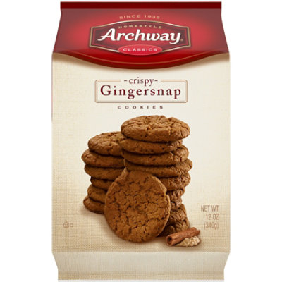 Archway Crispy Gingersnap Cookies - 12 Oz - Image 1