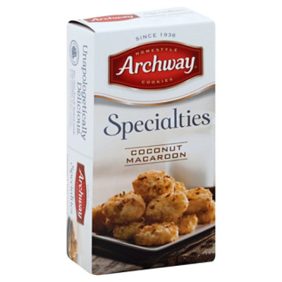 Archway Homestyle Specialties Cookies Coconut Macaroon - 10 Oz - Image 1
