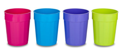 B&R Plastic Classique Cup Assorted Colors 22 Oz 1 Cup - Each