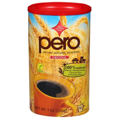 Pero Natural Beverage Instant Caffeine Free Original - 7 Oz - Image 2