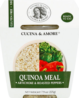 Cucina & Amore Quinoa Meal Artichoke & Roasted Peppers Box - 7.9 Oz - Image 2