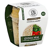 Cucina & Amore Quinoa Meal Artichoke & Roasted Peppers Box - 7.9 Oz