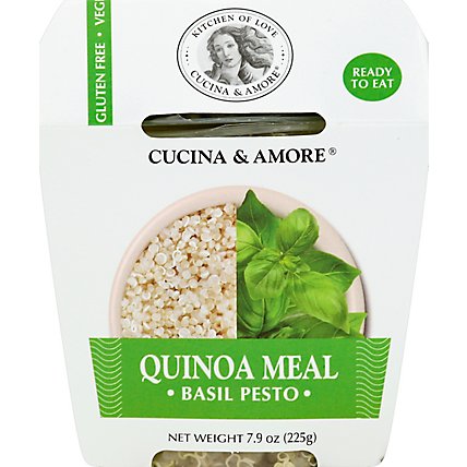Cucina & Amore Quinoa Meal Basil Pesto Box - 7.9 Oz - Image 2