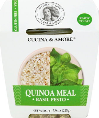 Cucina & Amore Quinoa Meal Basil Pesto Box - 7.9 Oz - Image 2