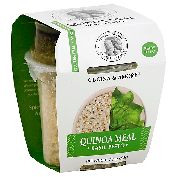 Cucina & Amore Quinoa Meal Basil Pesto Box - 7.9 Oz