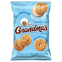 Grandmas Cookies Mini Sandwich Creme Vanilla - 1.71 Oz - Image 2
