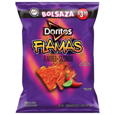 Doritos Tortilla Chips Flamas - 7.625 Oz