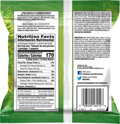 DORITOS Tortilla Chips Dinamita Chile Limon - 1.125 Oz - Image 5