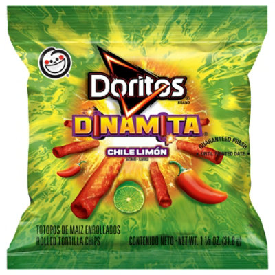 DORITOS Tortilla Chips Dinamita Chile Limon - 1.125 Oz