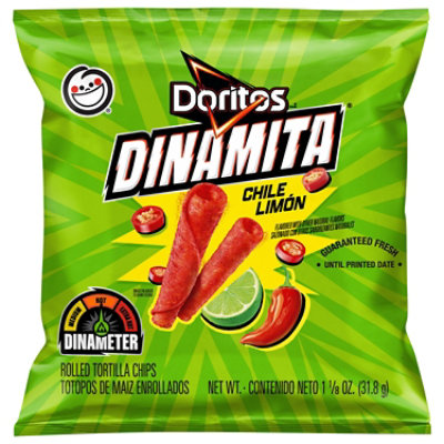 DORITOS Tortilla Chips Dinamita Chile Limon - 1.125 Oz