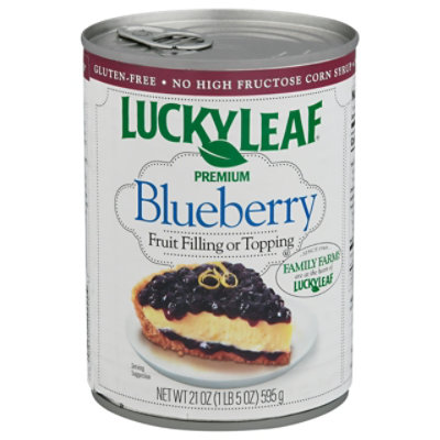 Lucky Leaf Fruit Filling & Topping Premium Blueberry - 21 Oz