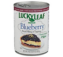 Lucky Leaf Fruit Filling & Topping Premium Blueberry - 21 Oz