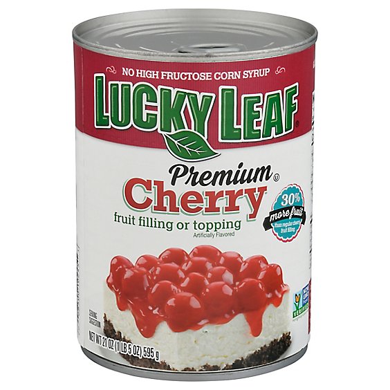 Lucky Leaf Fruit Filling & Topping Premium Cherry - 21 Oz