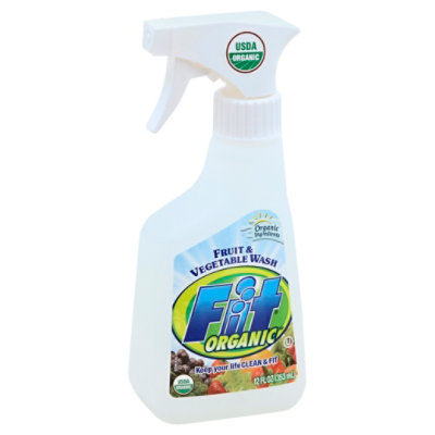 Cleaning with Organic vegetable cleaner FIT