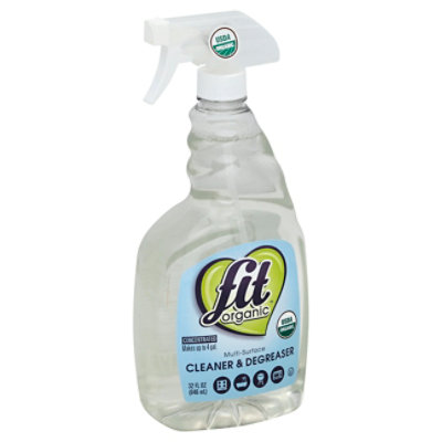 FIT Organic Cleaner & Degreaser Multi Surface Spray Concentrated - 32 Fl. Oz. - Image 1