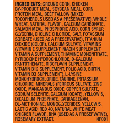 Meow Mix Tender Centers Salmon & White Meat Chicken Flavors Kibble - 13.5 Lb - Image 6