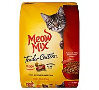 Meow Mix Tender Centers Cat Food Dry Salmon & White Meat Chicken - 13.5 Lb
