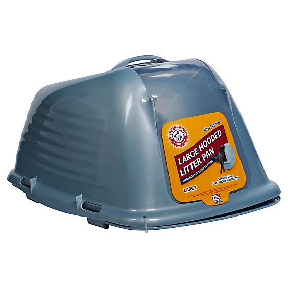 ARM & HAMMER Litter Pan Hooded Large Limits Odor And Scatter - Each